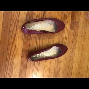 Magenta flats - worn once